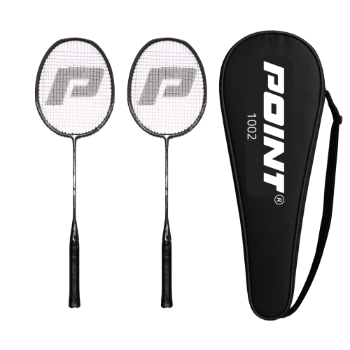 Zestaw POINT 1002 Black – 2 rakietki aluminiowe z pokrowcem